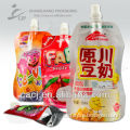 Packaging material stand up pouch and spout pouch